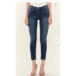 Current Elliott The High Waist stiletto Jeans blue denim ankle pant Size 28 $228